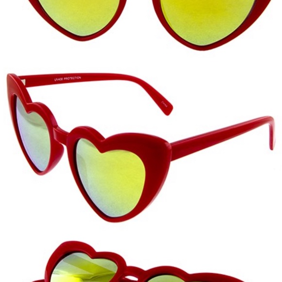 Heart Shaped Cat Eye Sunglasses - Picture 2 of 2